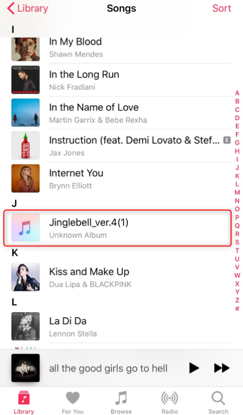 Check on iPhone - Step 3