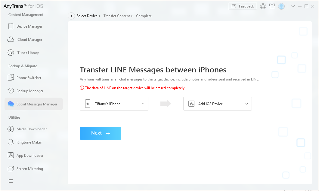 How to Transfer Line to New iPhone - Step 2
