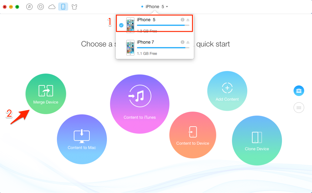 How to Transfer Messages from iOS 8/9 to iOS 10 – Step 2