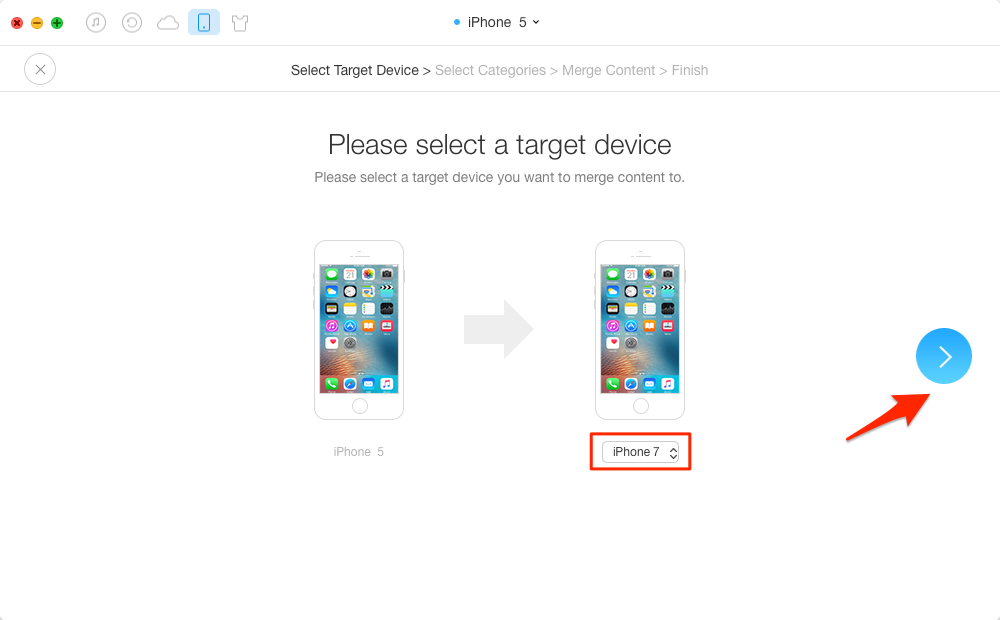 How to Transfer Messages from iOS 8/9 to iOS 10 – Step 3
