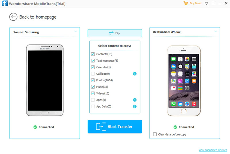 How to Transfer Music from Android to iPod – Step 2