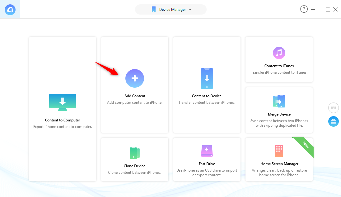 How to Transfer Photos from Computer to iOS Device - Step 1