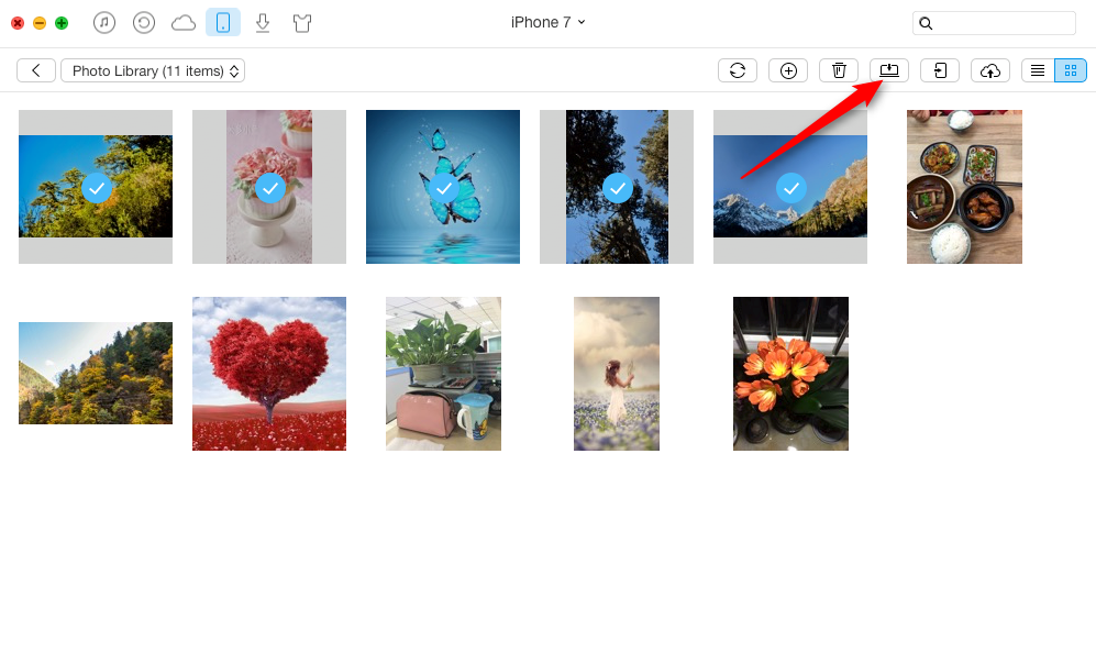How to Transfer iPhone Photos to Mac with AnyTrans - Step 3