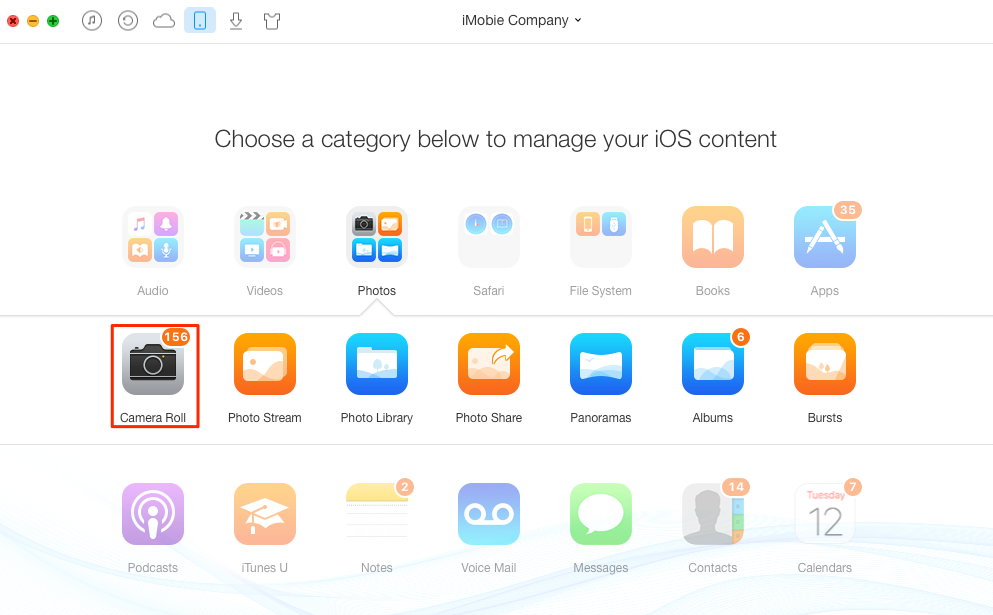How to Transfer Pictures from iPhone to iCloud – Step 2