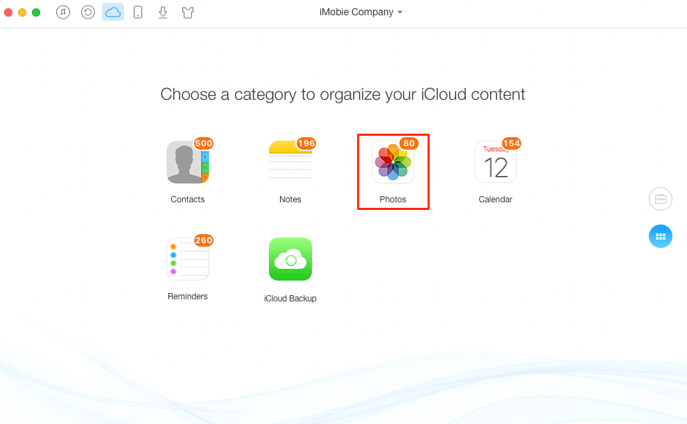 How to Transfer Pictures from Computer to iCloud – Step 2
