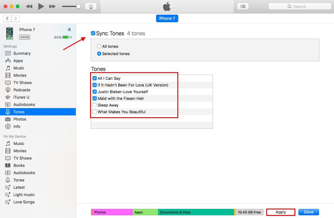 How to Sync Ringtones from iTunes to iPhone