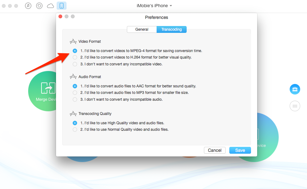 How to Transfer RMVB to iPhone/iPad/iPod touch – Step 1