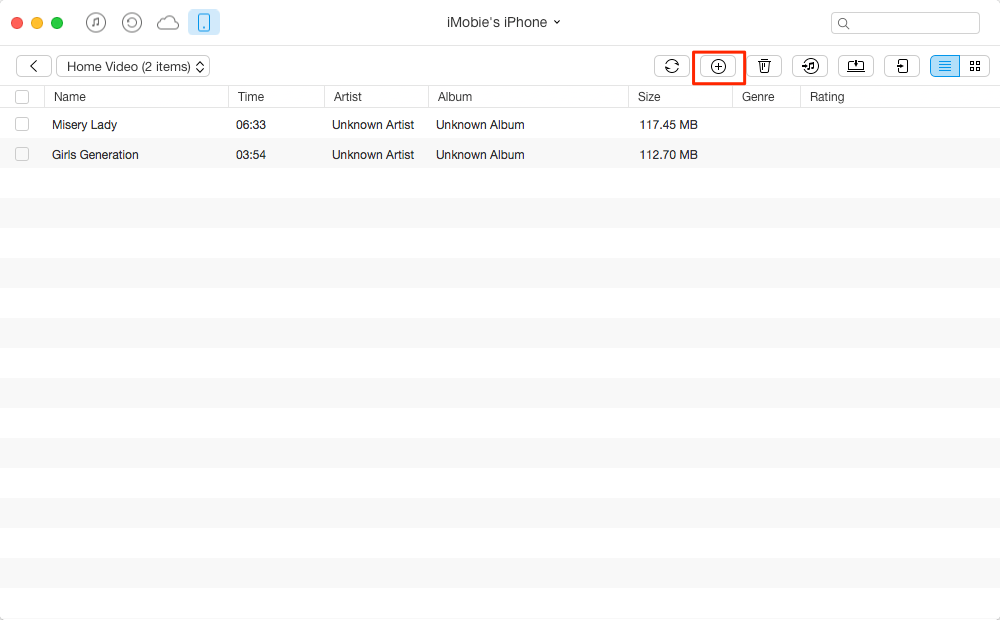 How to Transfer RMVB to iPhone/iPad/iPod touch – Step 3