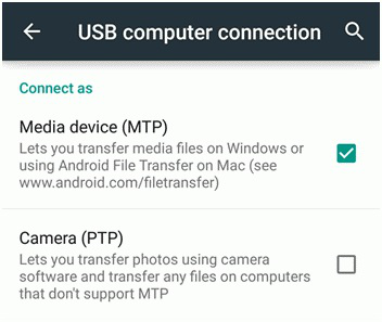 Transfer videos from Android to Mac via Android File Transfer - Step 2