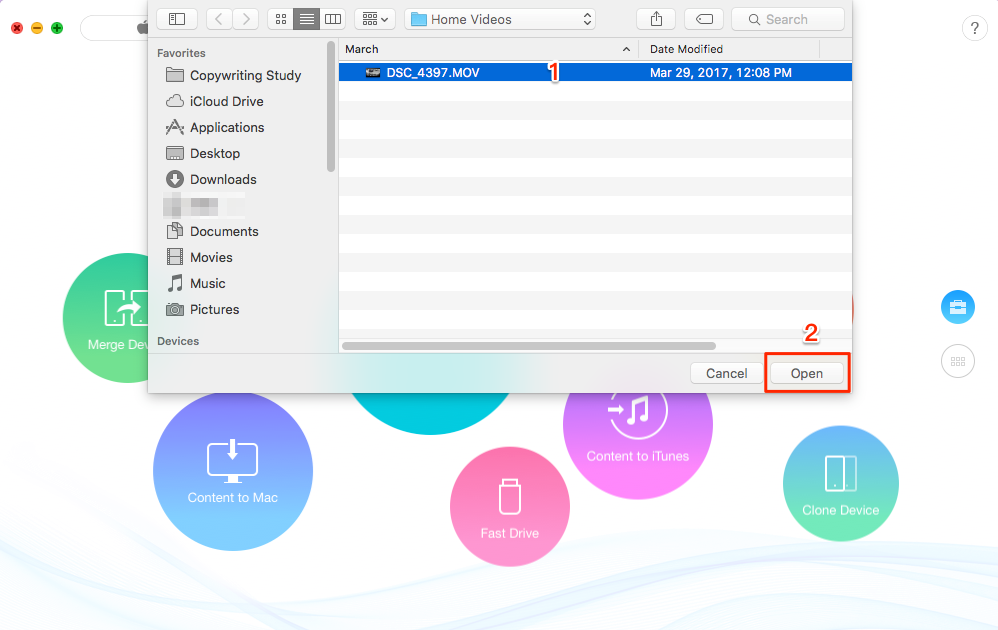 How to Transfer Videos from Computer to iPhone 8 (Plus)/X without Data Loss – Step 2