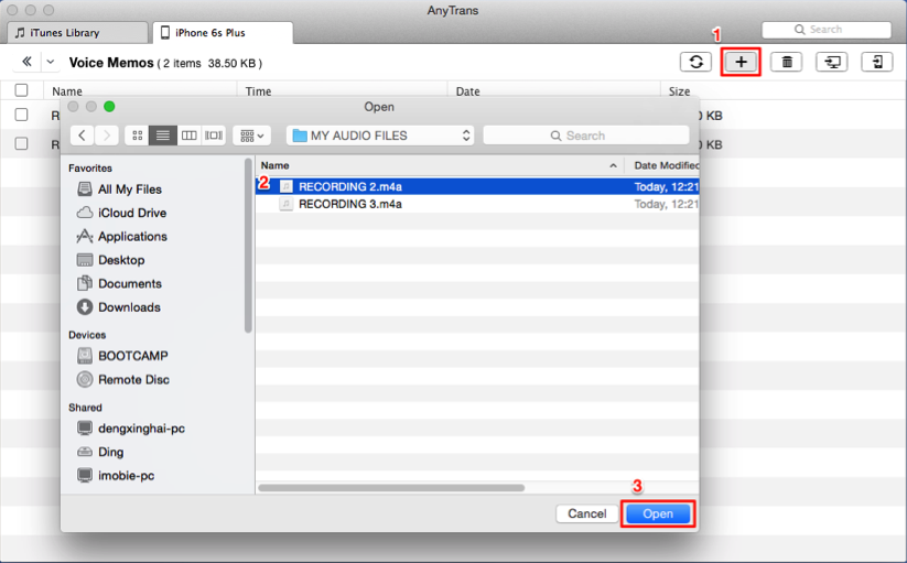 How to Transfer Voice Memos from Computer to iPhone with AnyTrans