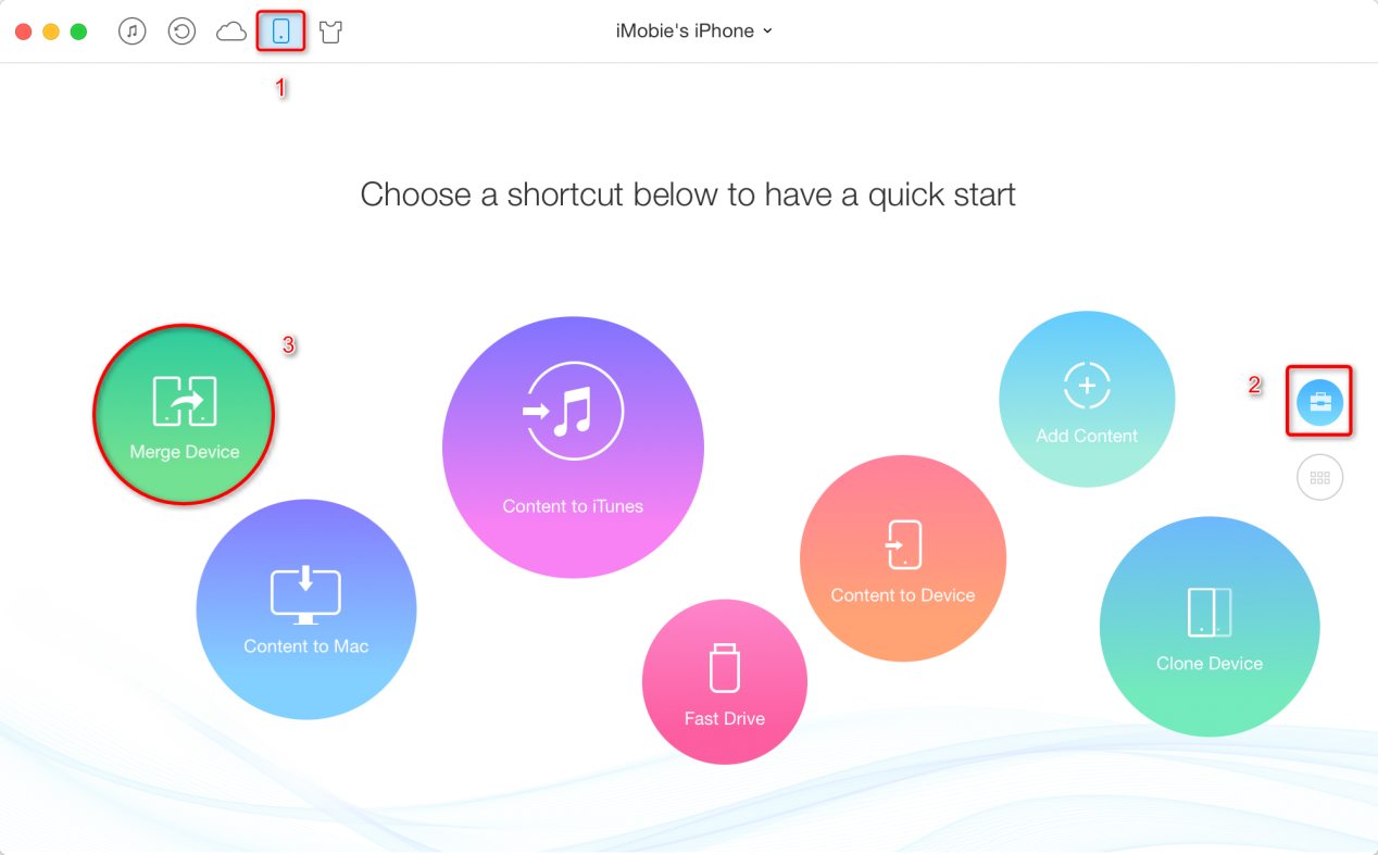 How to Transfer App Data from Old iPhone to New iPhone - Step 2
