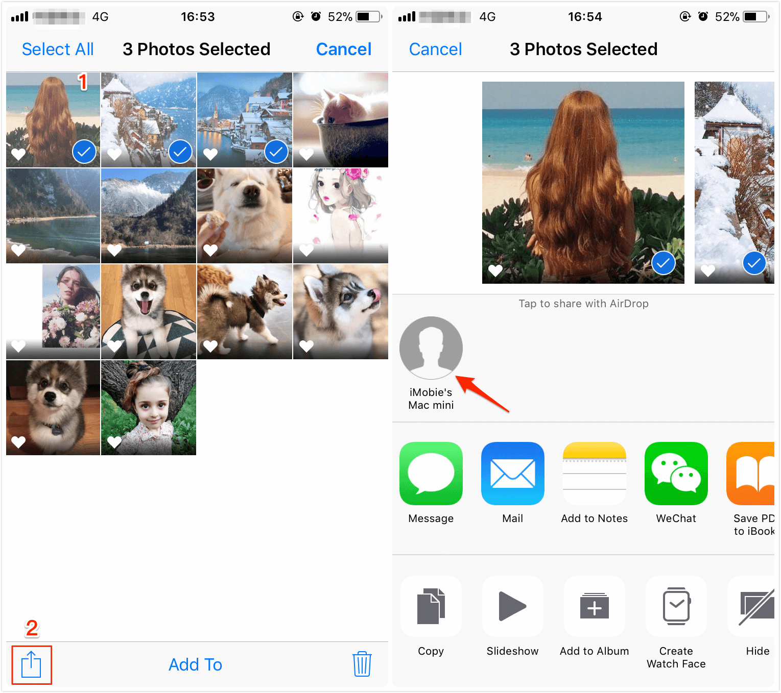 How to Use AirDrop on iOS 11 - Screen Overview