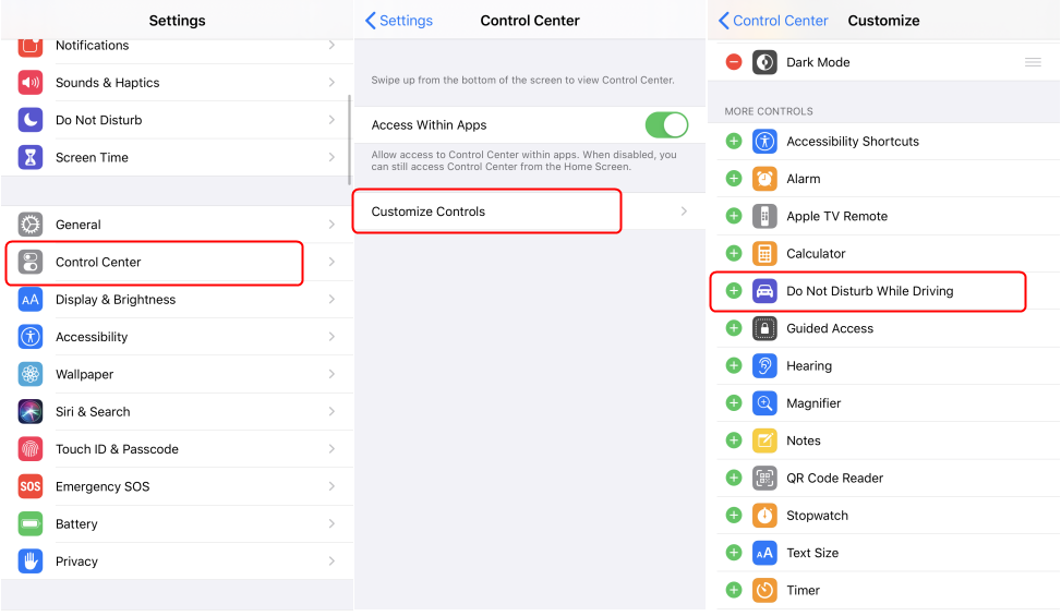 how-to-turn-on-off-driving-mode-in-ios-13-12-imobie