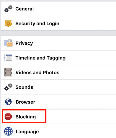 How to Unblock Someone on Facebook on Device - Step 3