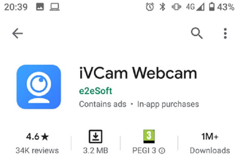 Use Android Phone Camera as a Webcam via iVCam Webcam