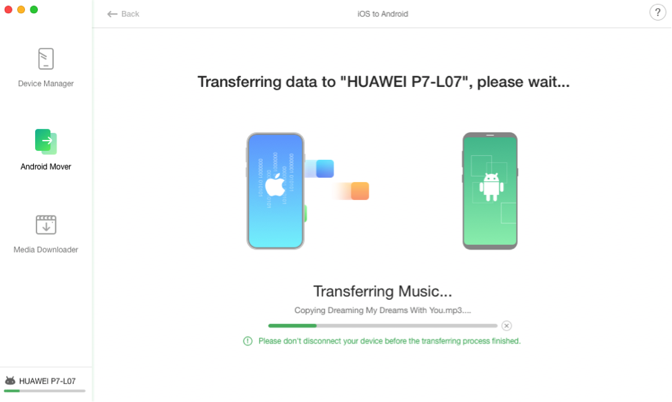 Transfer Music from iPhone to Android