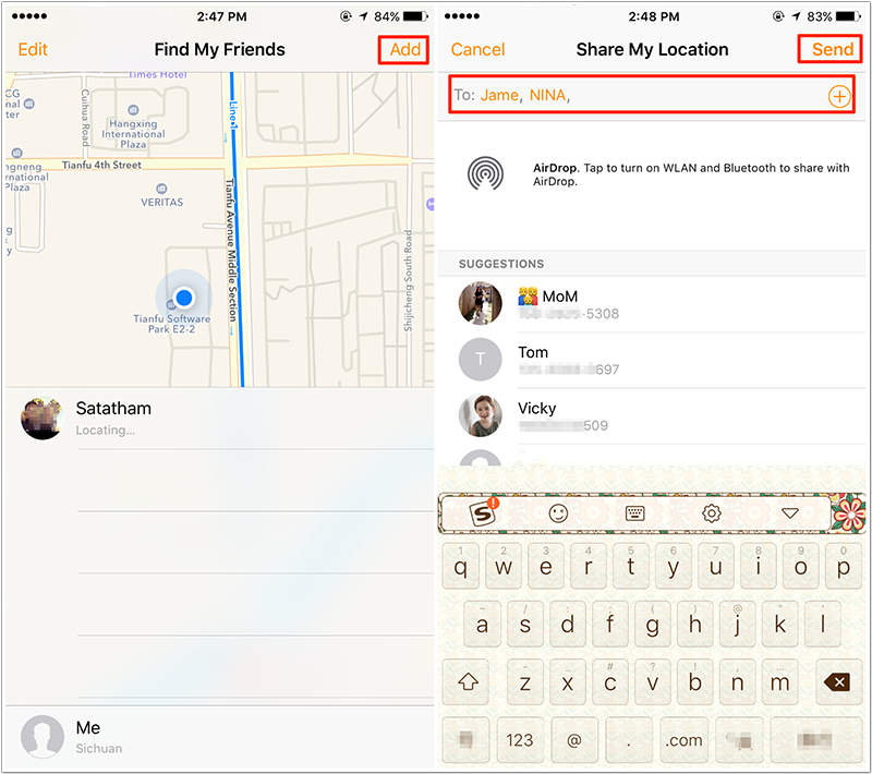 How to Set Up and Use Find My Friends on iPhone 6/6s/SE