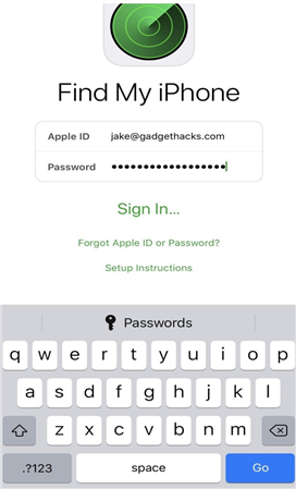 How to Set up and Use Find My iPhone via App- Step 1