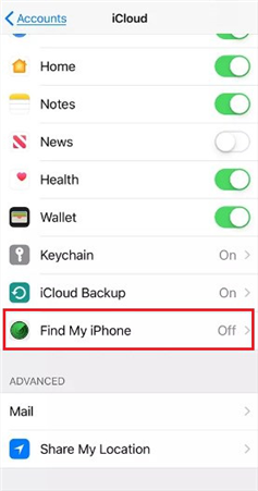 How to Set up and Use Find My iPhone - Step 3