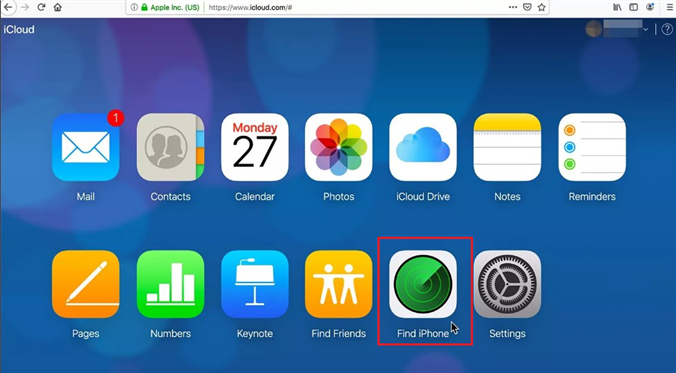 How to Set up and Use Find My iPhone via Web - Step 2