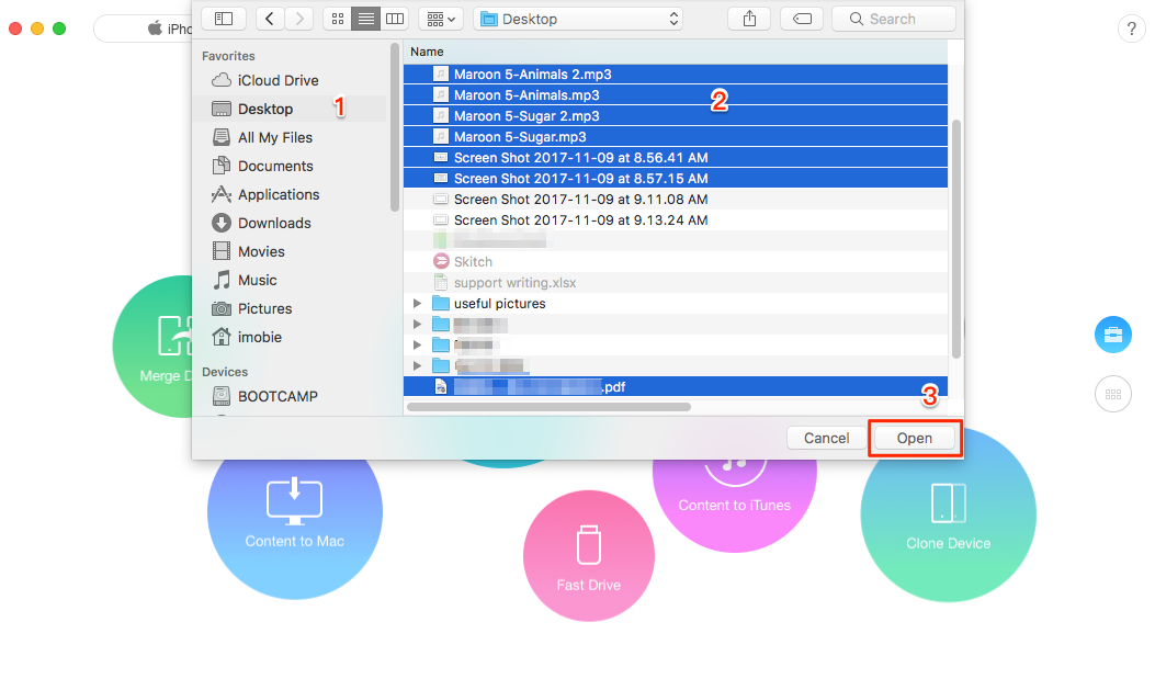 How to Transfer Files from Computer to iPhone X – Step 2