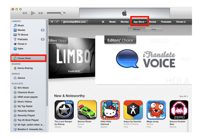 How to Download Third-party Apps in the App Store from iTunes