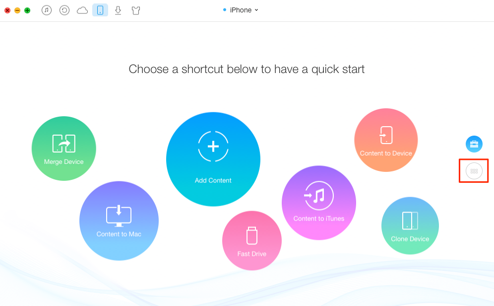 How to Transfer Photos from iPhone to Computer with AnyTrans - Step 1