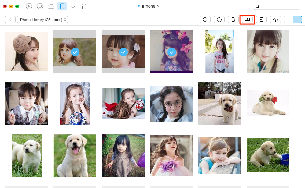 How to Transfer Photos from iPhone to Computer with AnyTrans - Step 3