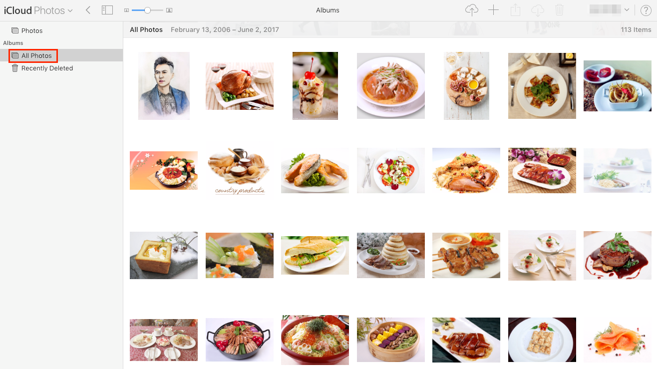 How to View iCloud Photos Online via Web – Step 2