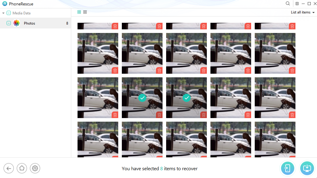 How to View iCloud Backup Photos - Step 4