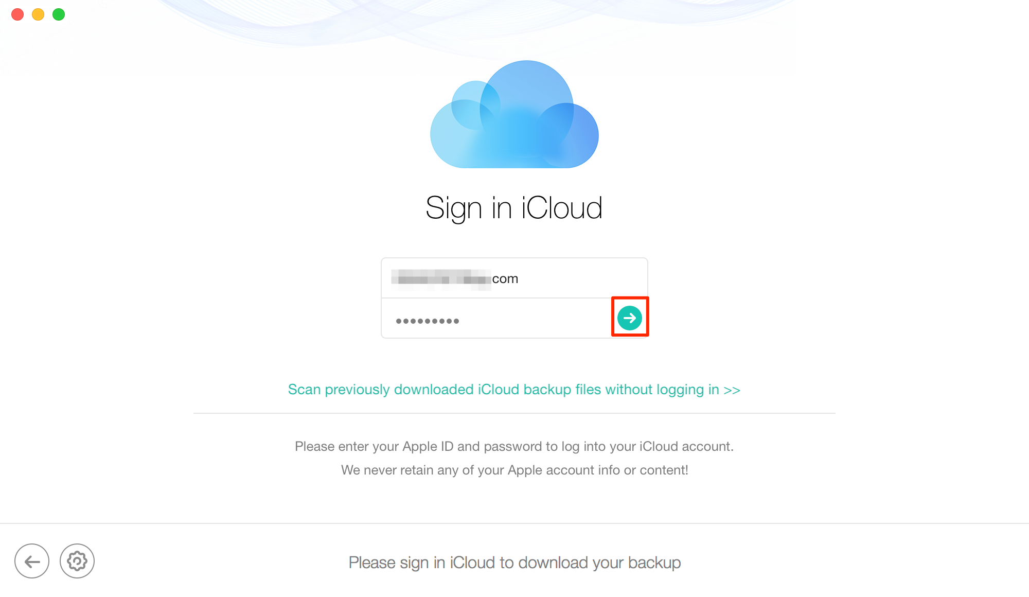 How to View iMessages Online via PhoneRescue – Step 2