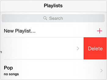 Delete a Playlist on iPhone from Music App