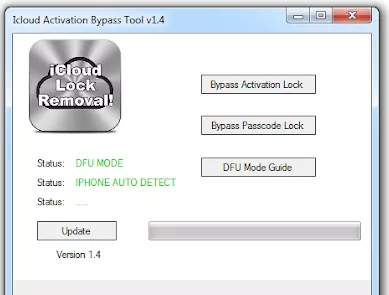 iCloud Activation Bypass Tool Version 1.4
