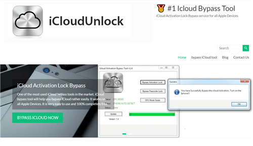 iCloudUnlock Official Webpage