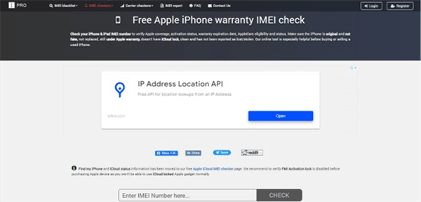 IMEI Check Online Tool - IMEI Pro