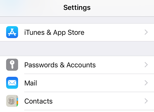 View Accounts Associated with iPhone