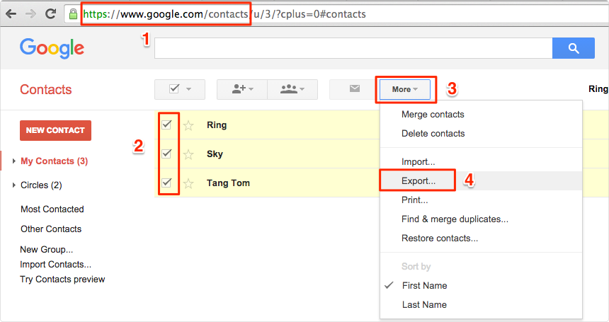 How To Import Contact To Google Account