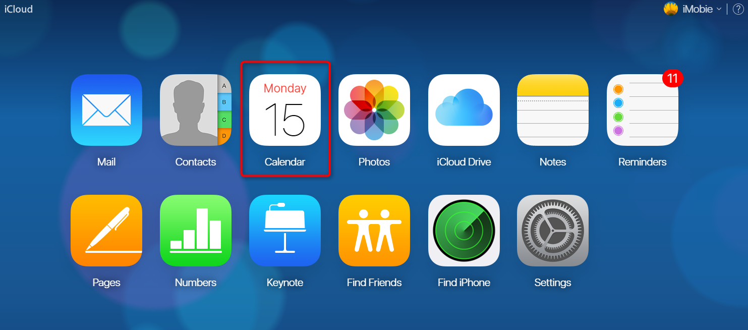 How to Add iCloud Calendar to Google - Step 1
