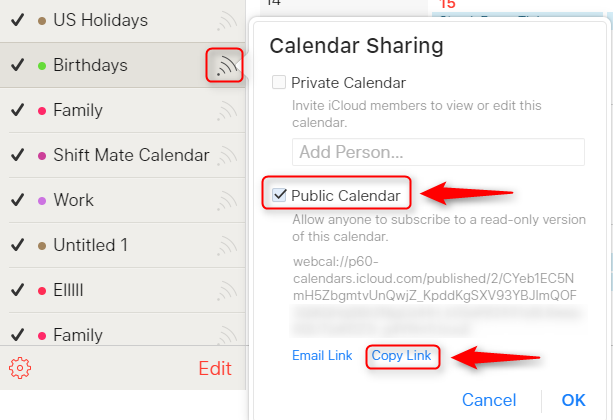 How to Add iCloud Calendar to Google - Step 2