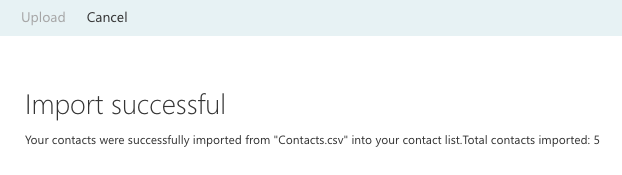 Successful Import iCloud Contacts to Outlook