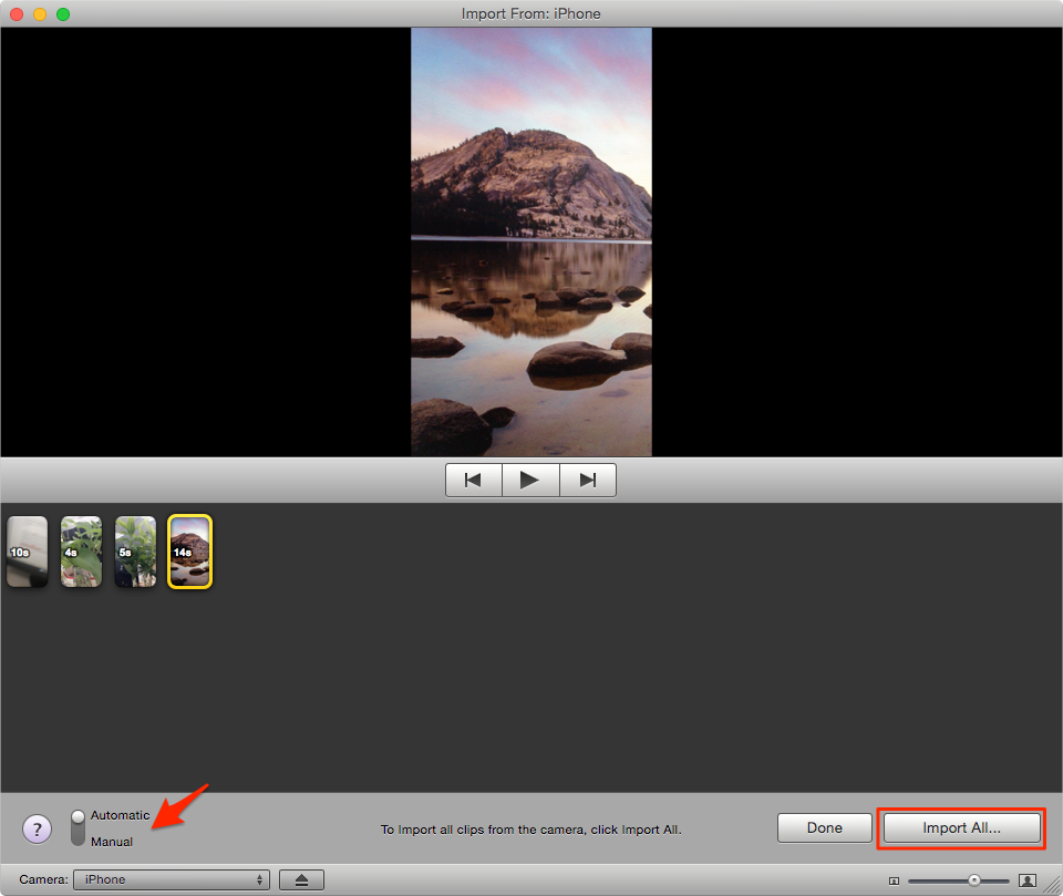 Imovie import video from pictures