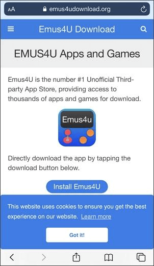 Tap Install Emus4U
