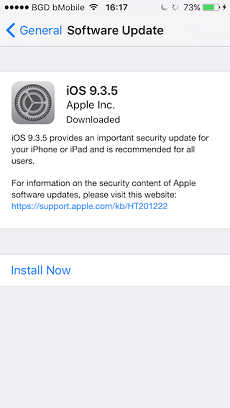  Install Now the Updates