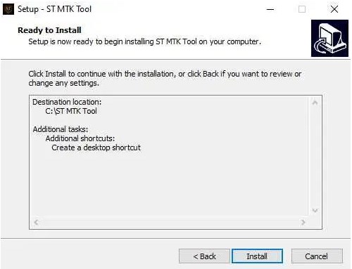 Install ST MTK Tool on Your Computer