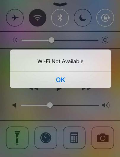 iOS Update Issues - Wi-Fi Problems