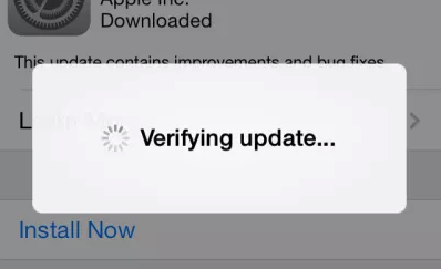 iOS 12/12.1 Unable to Verify Update