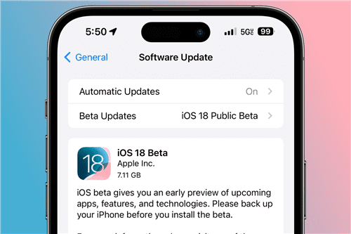 iOS 18 Software Update