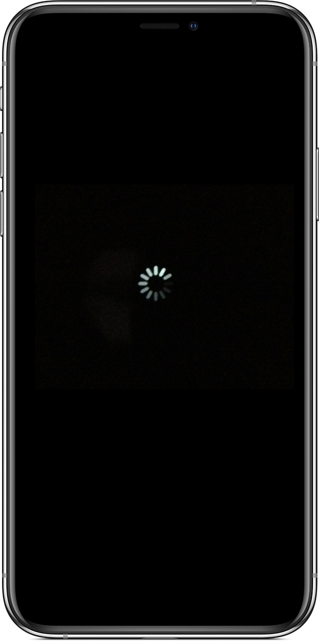 Загрузка айфона 11. Iphone 12 Pro черный экран. Айфон 11 черный экран. Экран перезагрузки айфон. Черный экран с загрузкой.