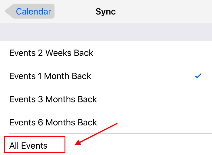 Sync All Events
